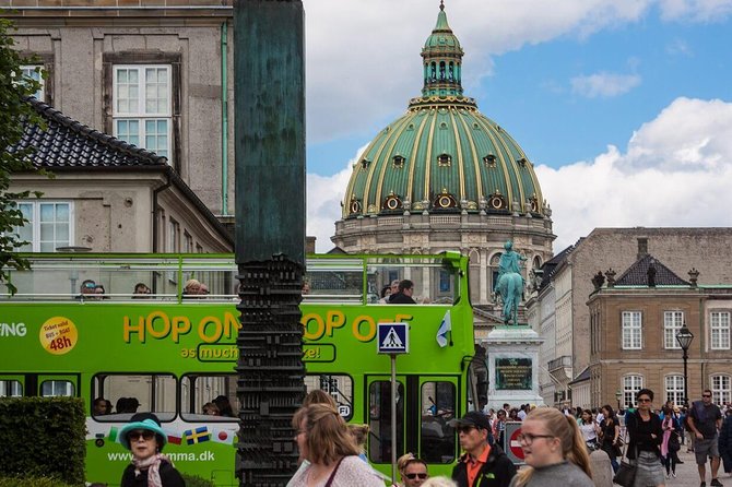 Copenhagen Bus and Boat ticket, Valid 48 Hours - The central route: Nyhavn, Amalienborg, and the Little Mermaid