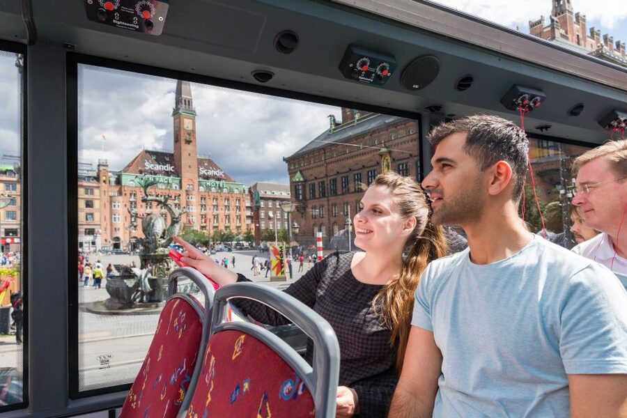 Copenhagen: City Sightseeing Hop-On Hop-Off Bus Tour - Tivoli, the waterfront, and the Black Diamond