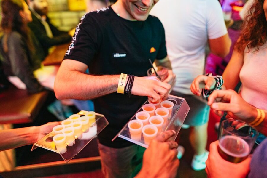 Copenhagen: Guided Party Pub Crawl with 4 Shots and 1 Drink - The middle stops: games, music, and changing moods