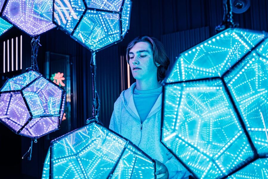 Copenhagen: IKONO Immersive Experience Entry Ticket - The Lantern Sanctuary slows the pace