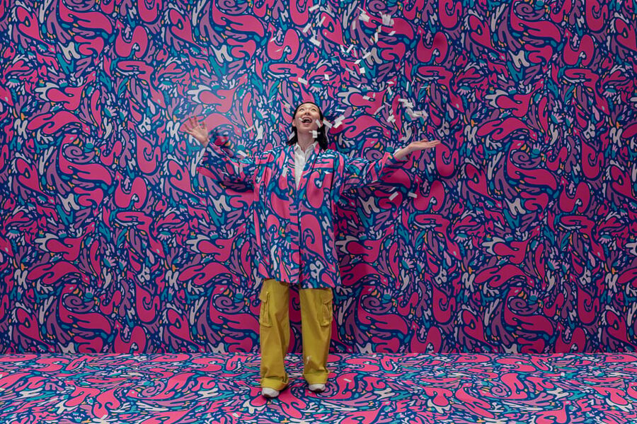 Copenhagen: IKONO Immersive Experience Entry Ticket - Reflections and 99 silver balloons