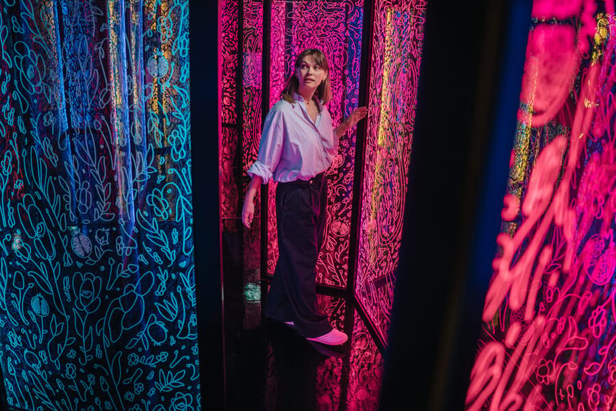 Copenhagen: IKONO Immersive Experience Entry Ticket - Drawing with light using your hands