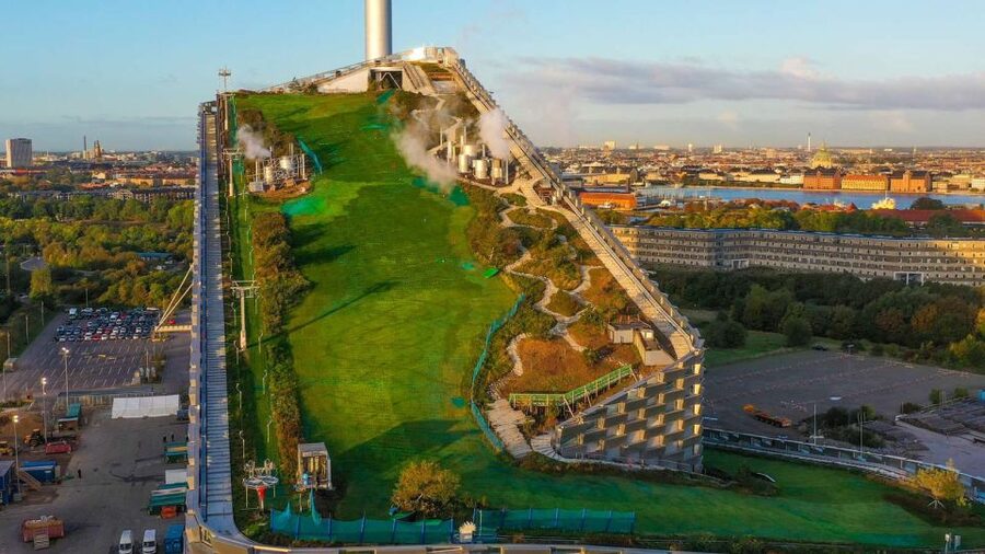 CopenHill Ski Pass Including Rental Gear - A rooftop ski slope in the middle of Copenhagen
