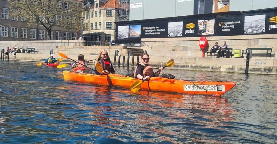 Kayak Tour in Copenhagen Harbor - June, July and August - Børsen, C. F. Tietgens Hus, and the old waterfront